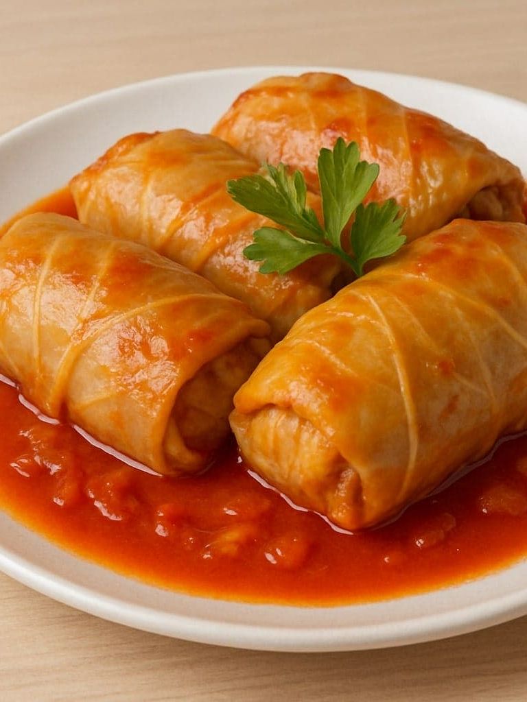 Голубцы с мясом и рисом 1